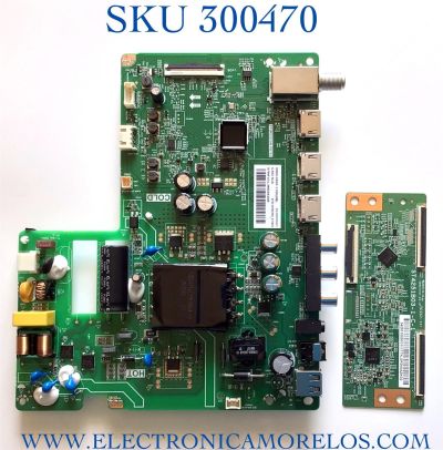 KIT DE TARJETAS PARA TV INSIGNIA 0980-0900-1190 / TP.MS3553W.PB762 / 65MF3CL4M03820B / T-CON 3429110091 / ST4251B03-1-C-1 / MODELO NS-43D510NA21